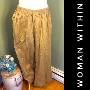 18WP Women Within khaki pants